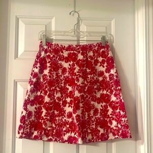 PXS Pink and Purple Floral A-Line Skirt